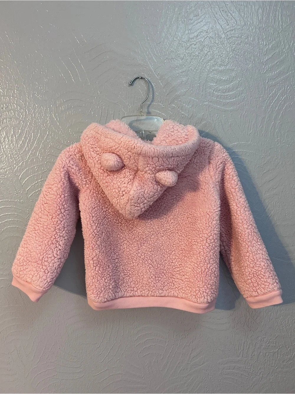 Carter's Plush Pink Sherpa Hooded Pullover